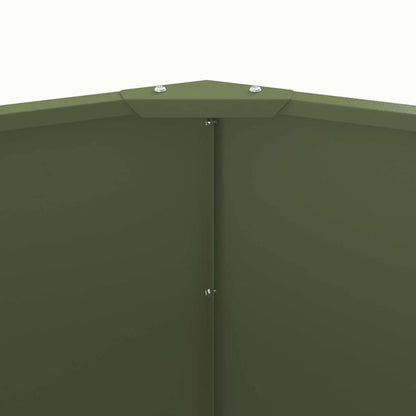 vidaXL Pflanzkübel Olive Grün 60 x 60 x 50 cm Stahl