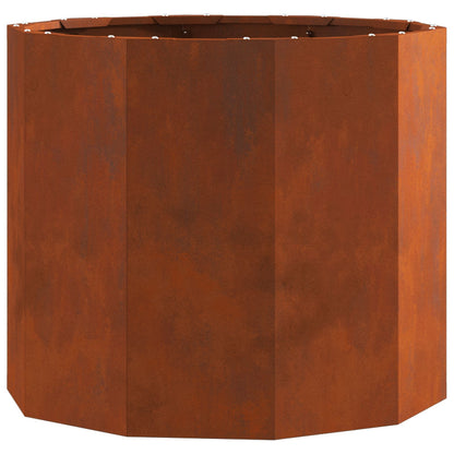 vidaXL Jardinière en acier Corten 60 x 60 x 50 cm