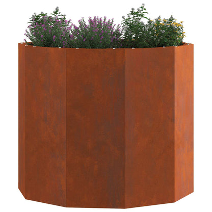 vidaXL Jardinière en acier Corten 60 x 60 x 50 cm