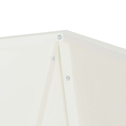 vidaXL Pflanzkübel 2 pcs Weiß 30 x 30 x 75 cm Stahl