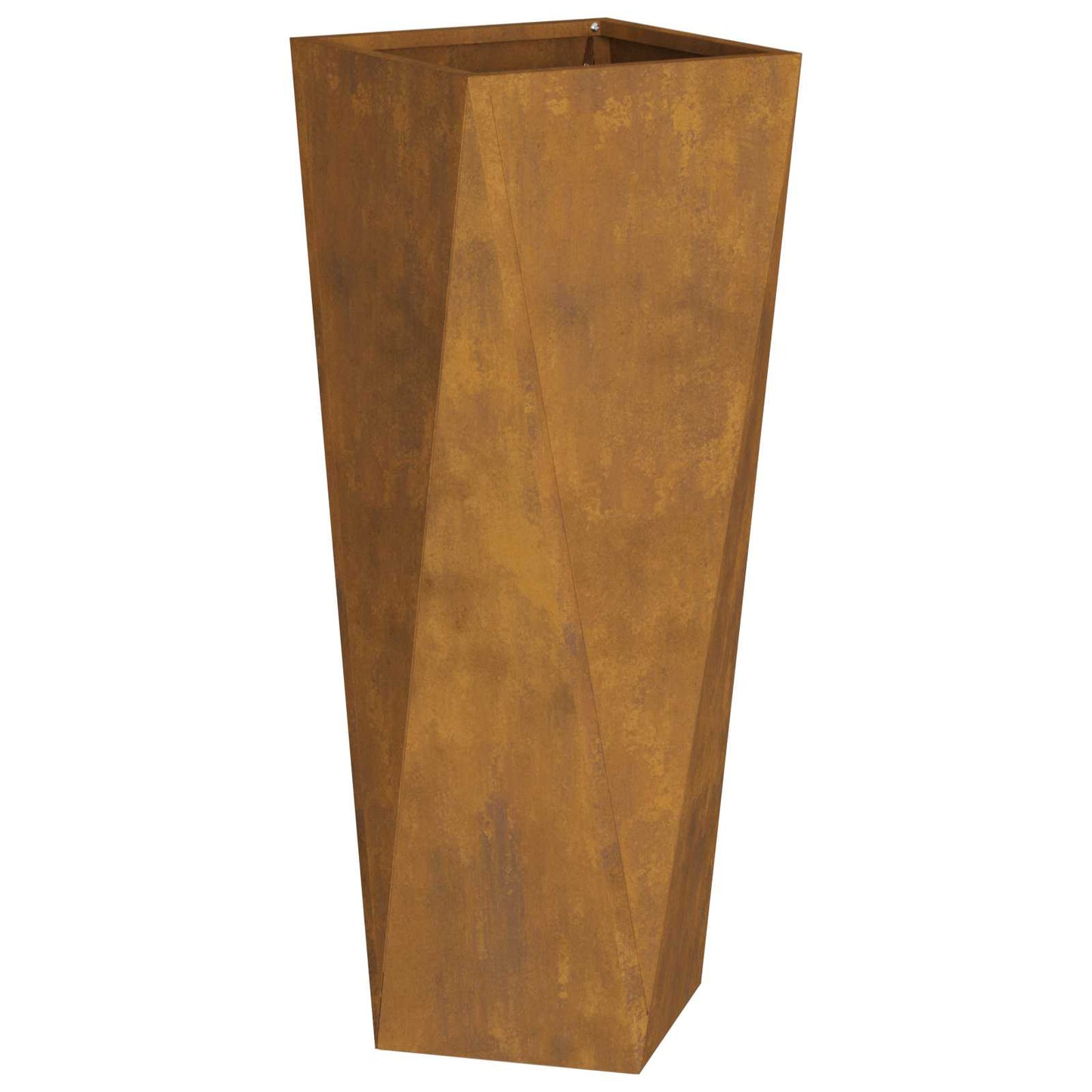 vidaXL Jardinières 2 pcs Rouille 30 x 30 x 75 cm Acier corten