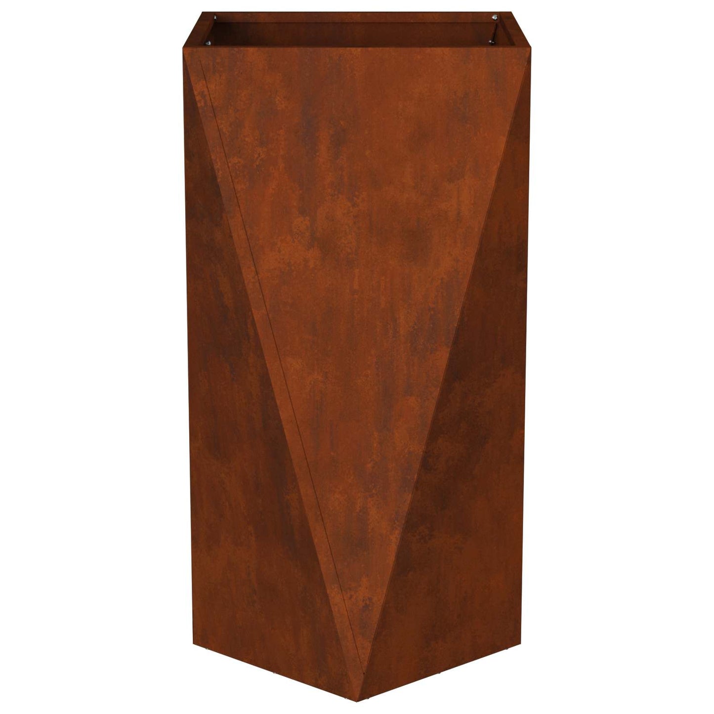 vidaXL Pflanzkübel Rostig 40 x 40 x 75 cm Wetterfeststahl