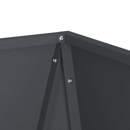vidaXL Pflanzkübel 2 pcs Anthrazit 50 x 50 x 75 cm Stahl