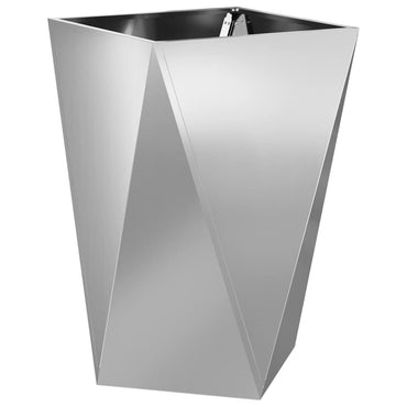 vidaXL Jardinière argentée 50 x 50 x 75 cm Acier galvanisé