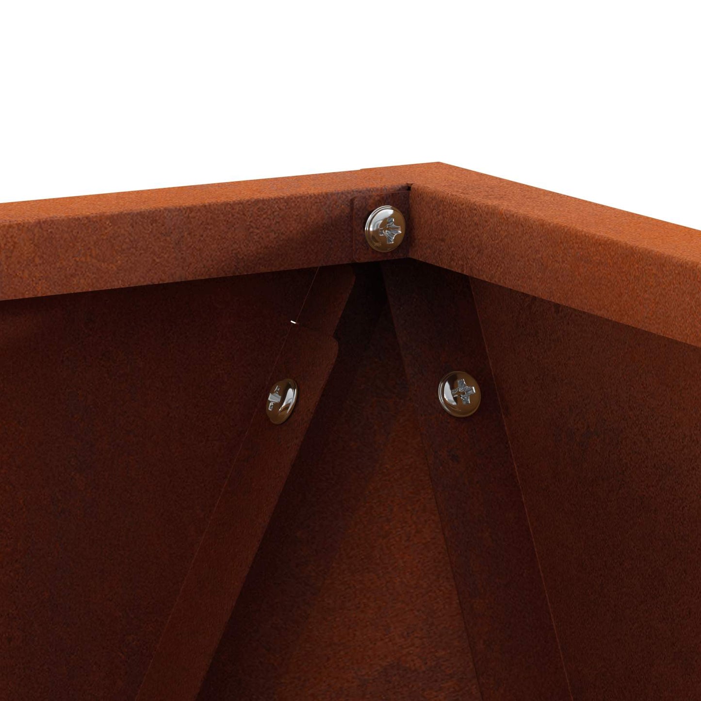 vidaXL Pflanzkübel Rostig 30 x 30 x 30 cm Wetterfeststahl