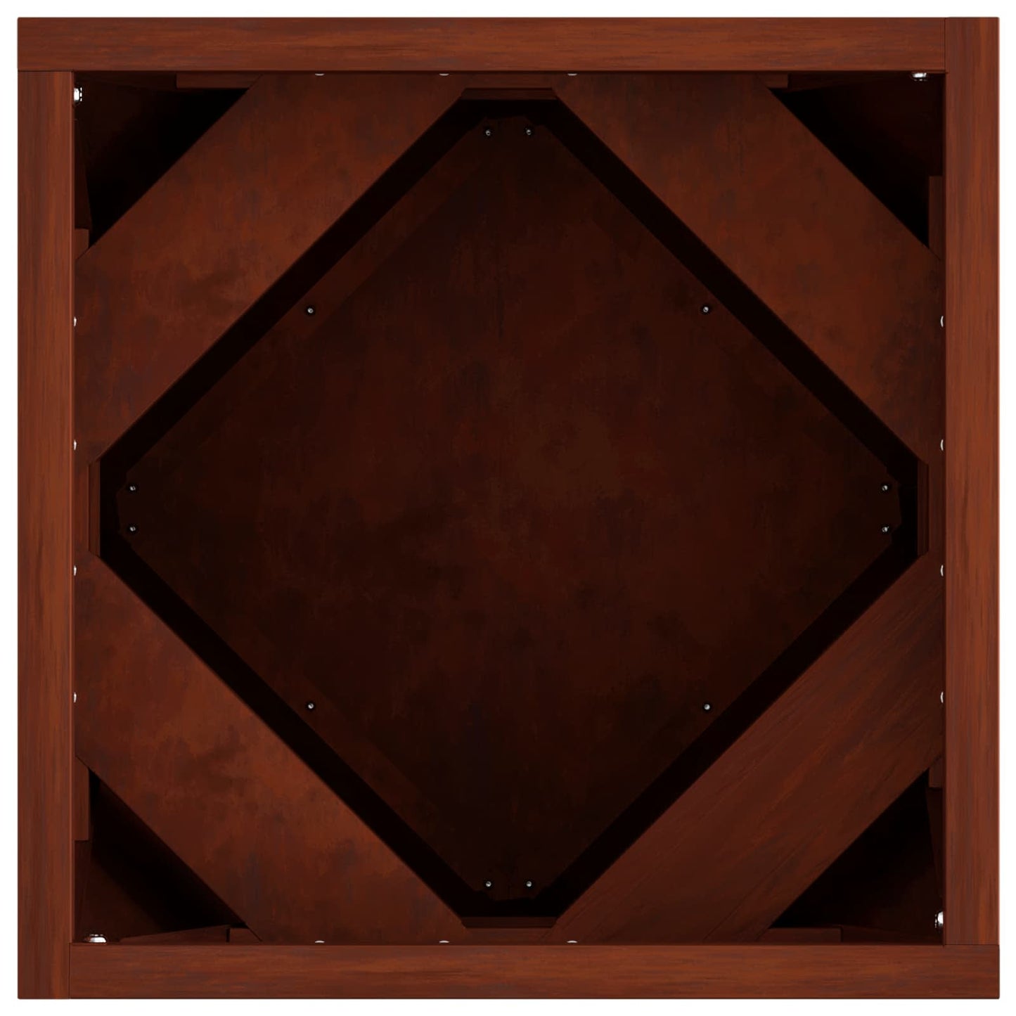 vidaXL Pflanzkübel Rostig 30 x 30 x 30 cm Wetterfeststahl