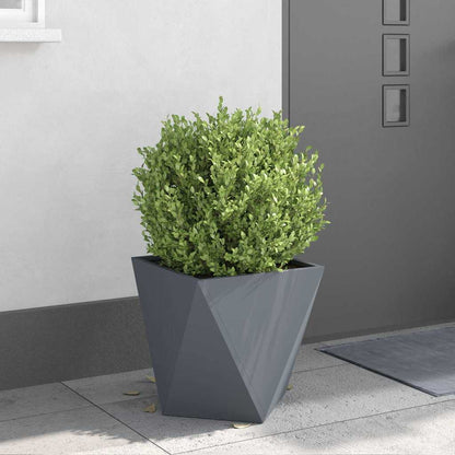 vidaXL Pflanzkübel 2 pcs Anthrazit 40 x 40 x 40 cm Stahl