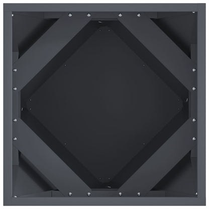 vidaXL Pflanzkübel 2 pcs Anthrazit 40 x 40 x 40 cm Stahl