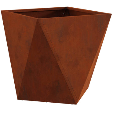 vidaXL Pflanzkübel Rostig 40 x 40 x 40 cm Wetterfeststahl