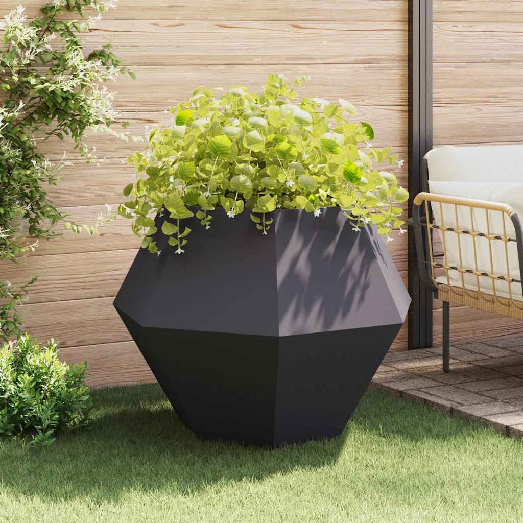 vidaXL Pflanzkübel 2 pcs Anthrazit 100 x 100 x 80 cm Stahl