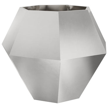 vidaXL Pflanzkübel Silber 100 x 100 x 80 cm Edelstahl