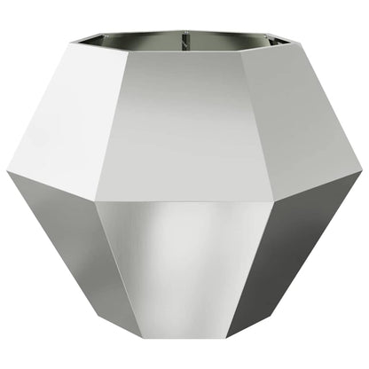 vidaXL Pflanzkübel 2 pcs Silber 100 x 100 x 80 cm Verzinkter Stahl