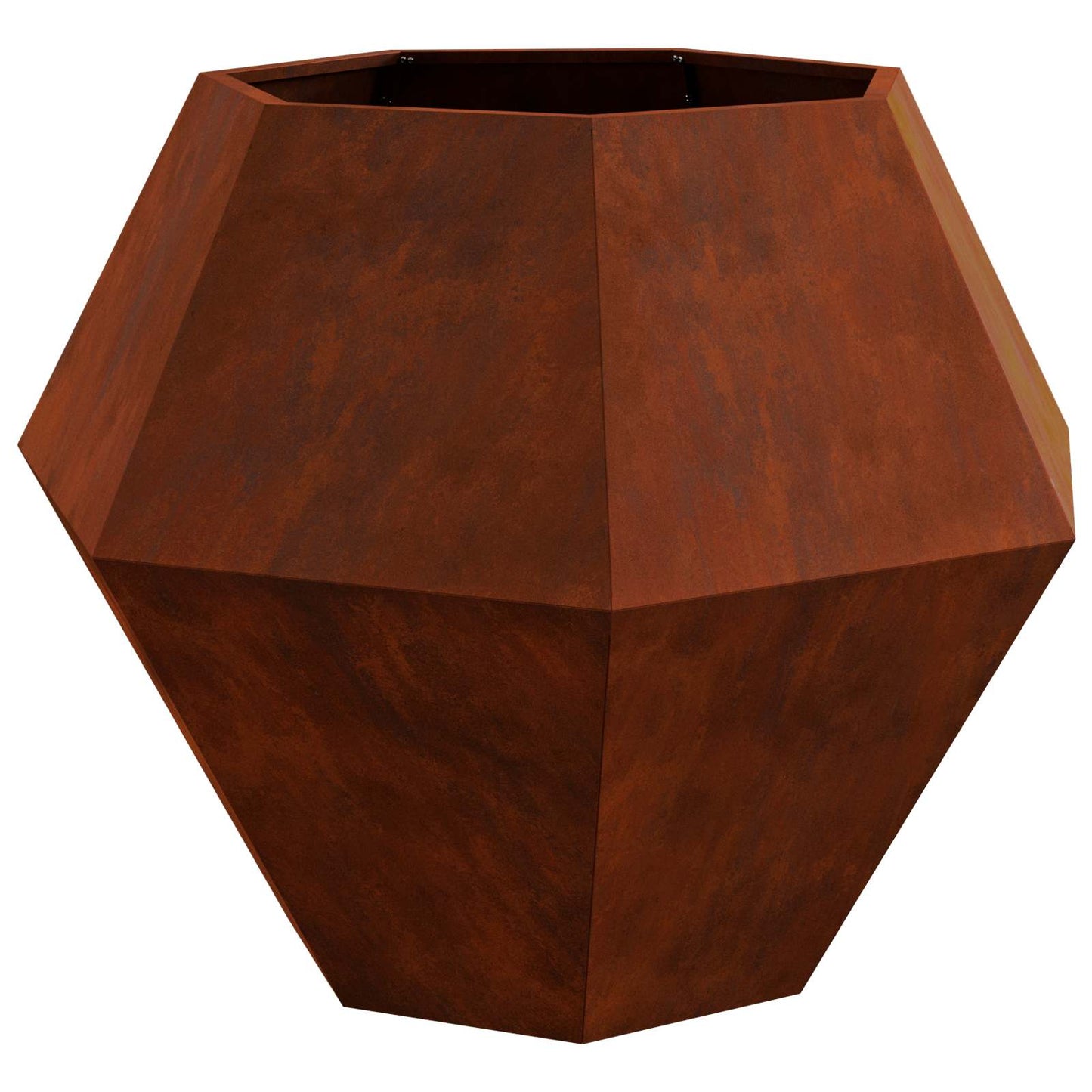 vidaXL Pflanzkübel Rostig 100 x 100 x 80 cm Wetterfeststahl