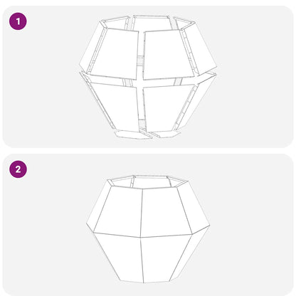 Pflanzkübel Schwarz 75 x 75 x 60 cm Stahl