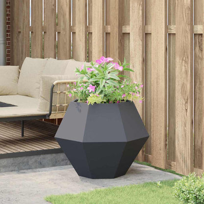 vidaXL Pflanzkübel Anthrazit 75 x 75 x 60 cm Stahl