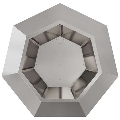 vidaXL Pflanzkübel 2 pcs Silber 75 x 75 x 60 cm Edelstahl