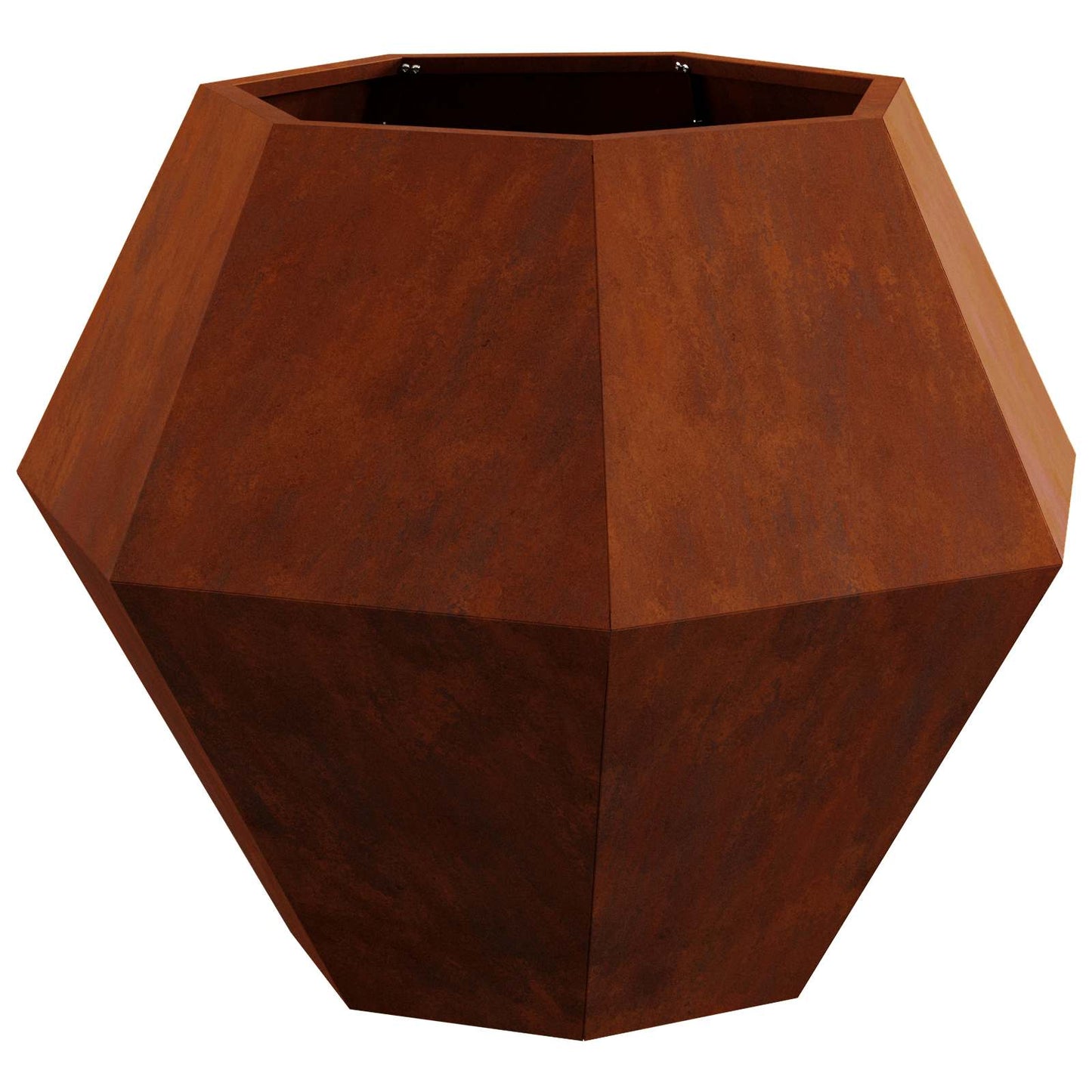 vidaXL Pflanzkübel Rostig 75 x 75 x 60 cm Wetterfeststahl
