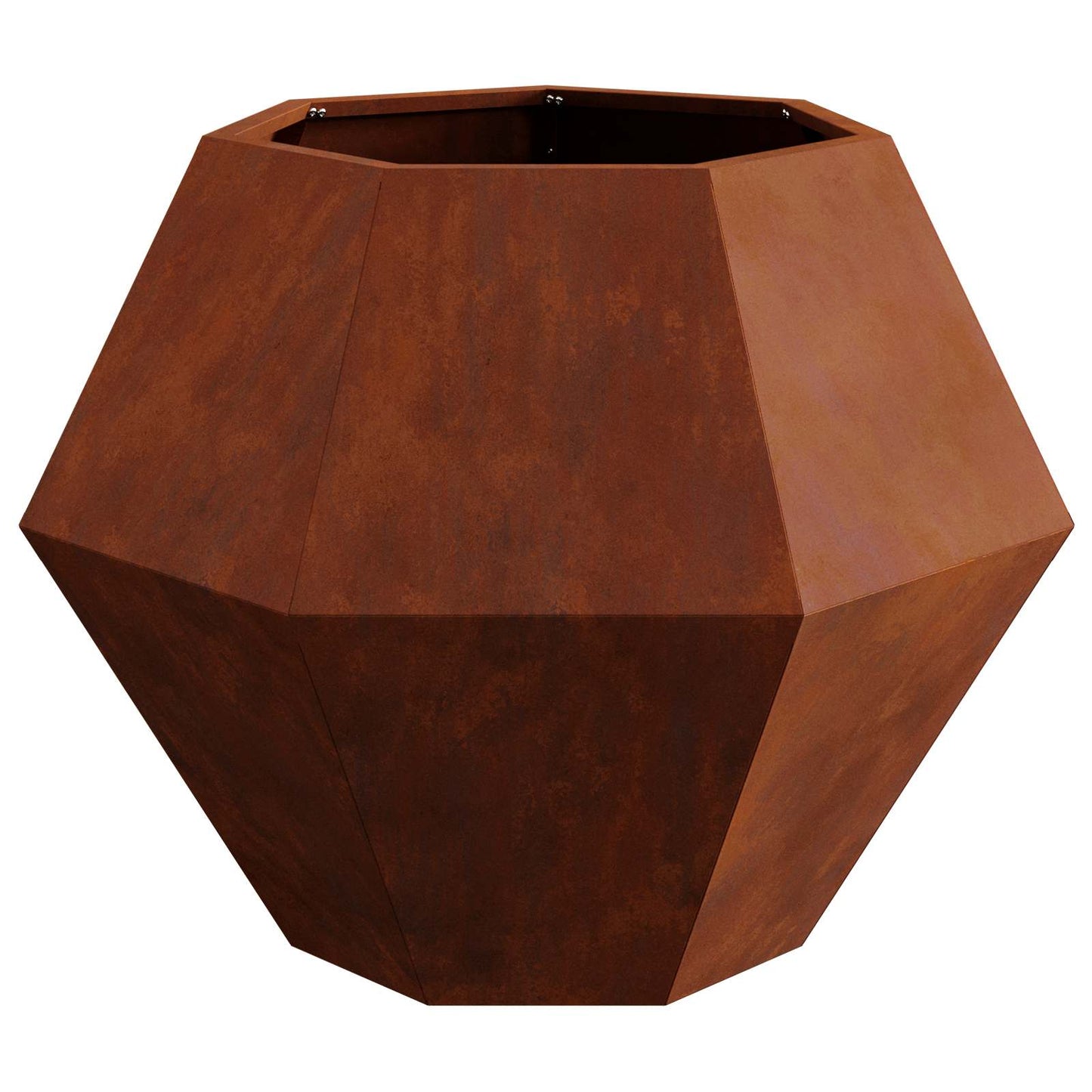 vidaXL Pflanzkübel Rostig 75 x 75 x 60 cm Wetterfeststahl