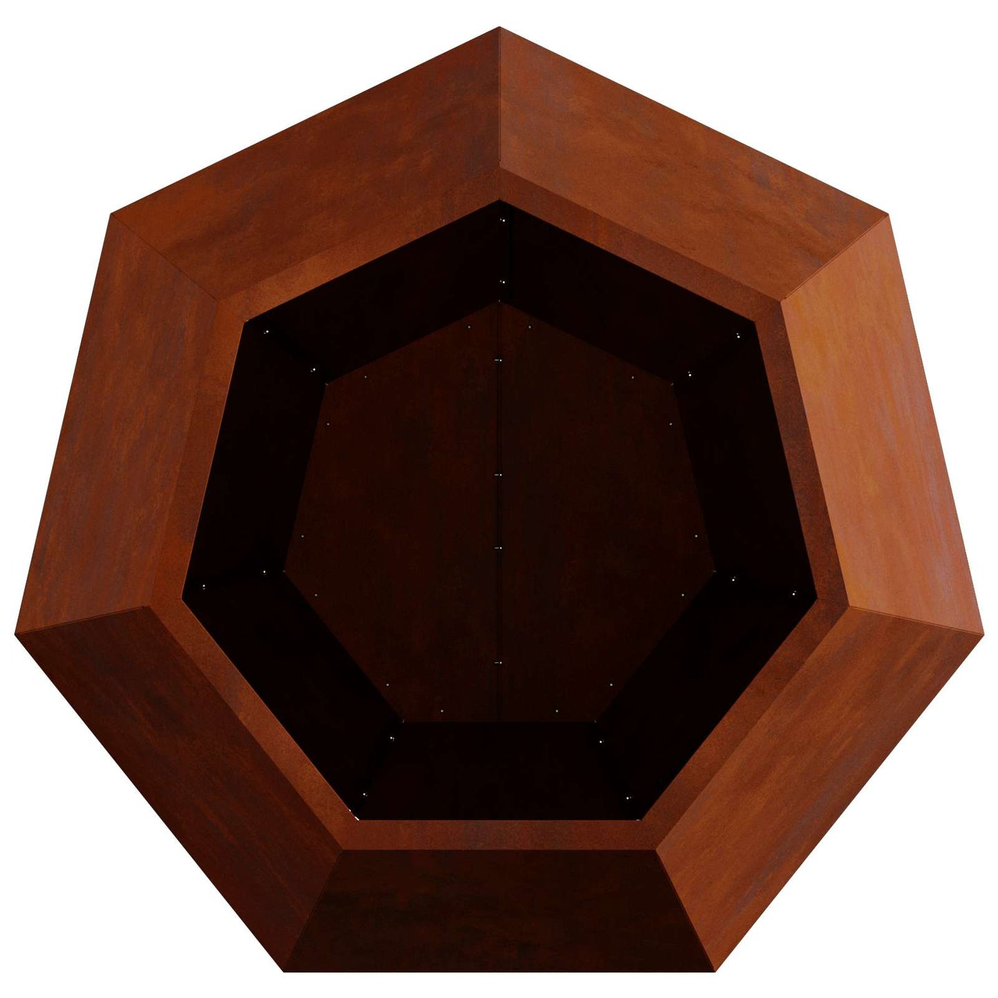 vidaXL Pflanzkübel Rostig 75 x 75 x 60 cm Wetterfeststahl