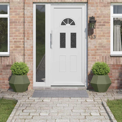 Pflanzkübel 2 pcs Olive Grün 50 x 50 x 40 cm Stahl