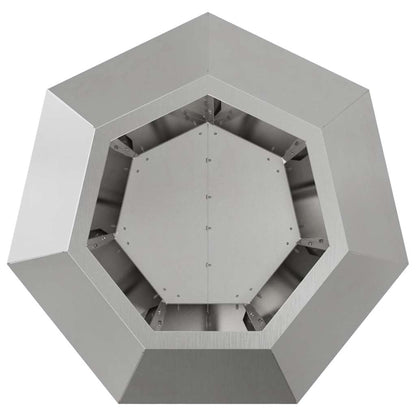 vidaXL Pflanzkübel Silber 50 x 50 x 40 cm Edelstahl