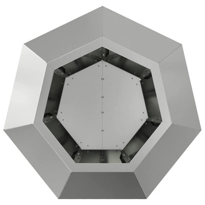 Pflanzkübel Silber 50 x 50 x 40 cm Verzinkter Stahl