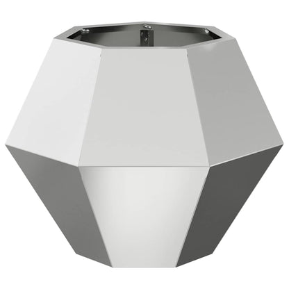 vidaXL Pflanzkübel 2 pcs Silber 50 x 50 x 40 cm Verzinkter Stahl