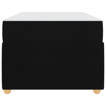 Bettrahmen mit Matratze Schwarz 90 x 190 cm Stoff