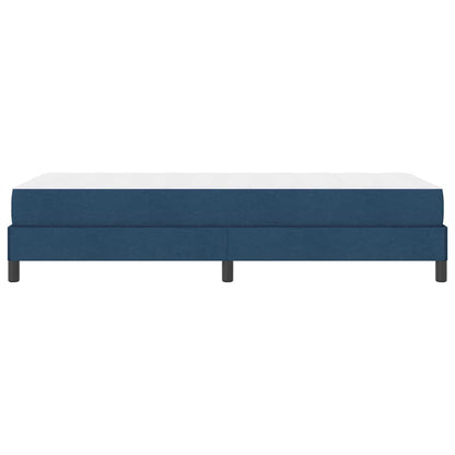 Boxspringbett mit Matratze Blau 90 x 190 cm Stoff