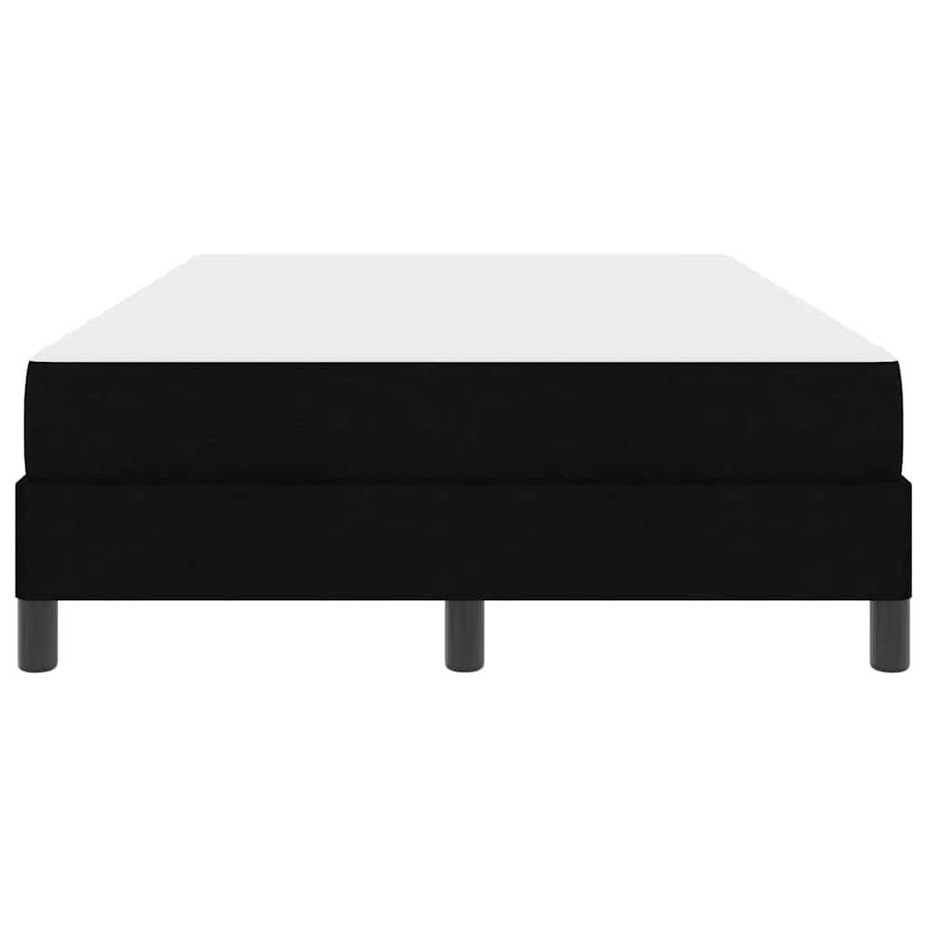 Boxspringbett mit Matratze Schwarz 120 x 190 cm Stoff