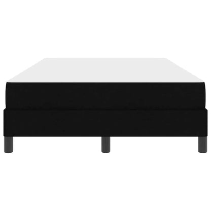 Boxspringbett mit Matratze Schwarz 120 x 200 cm Stoff