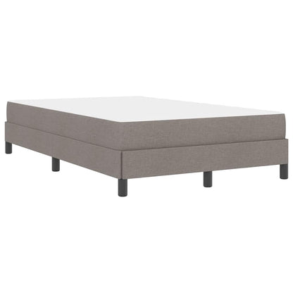 Boxspringbett mit Matratze Taupe 120 x 200 cm Stoff