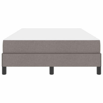 Boxspringbett mit Matratze Taupe 120 x 200 cm Stoff