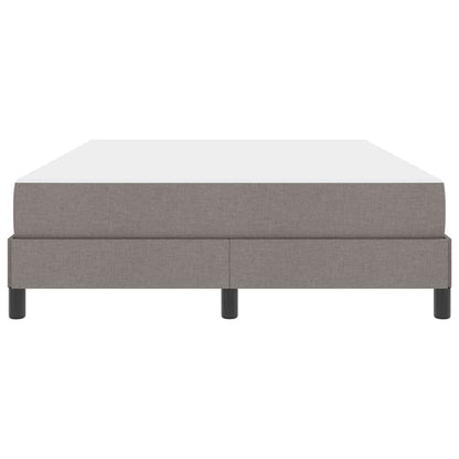 Boxspringbett mit Matratze Taupe 140 x 190 cm Stoff