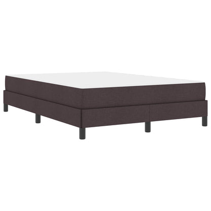 Boxspringbett mit Matratze Dunkelbraun 140 x 200 cm Stoff