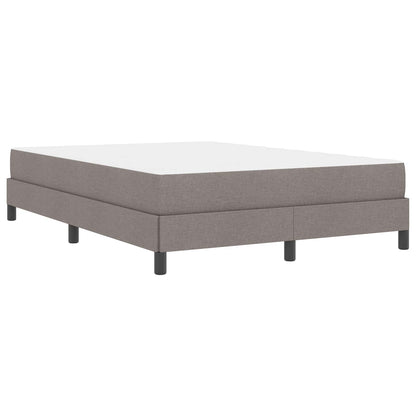 Boxspringbett mit Matratze Taupe 160 x 200 cm Stoff