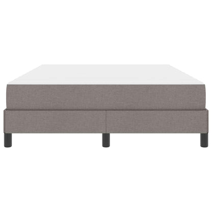 Boxspringbett mit Matratze Taupe 160 x 200 cm Stoff