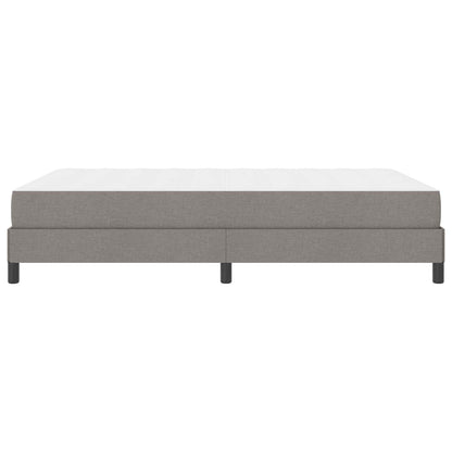 Boxspringbett mit Matratze Taupe 160 x 200 cm Stoff