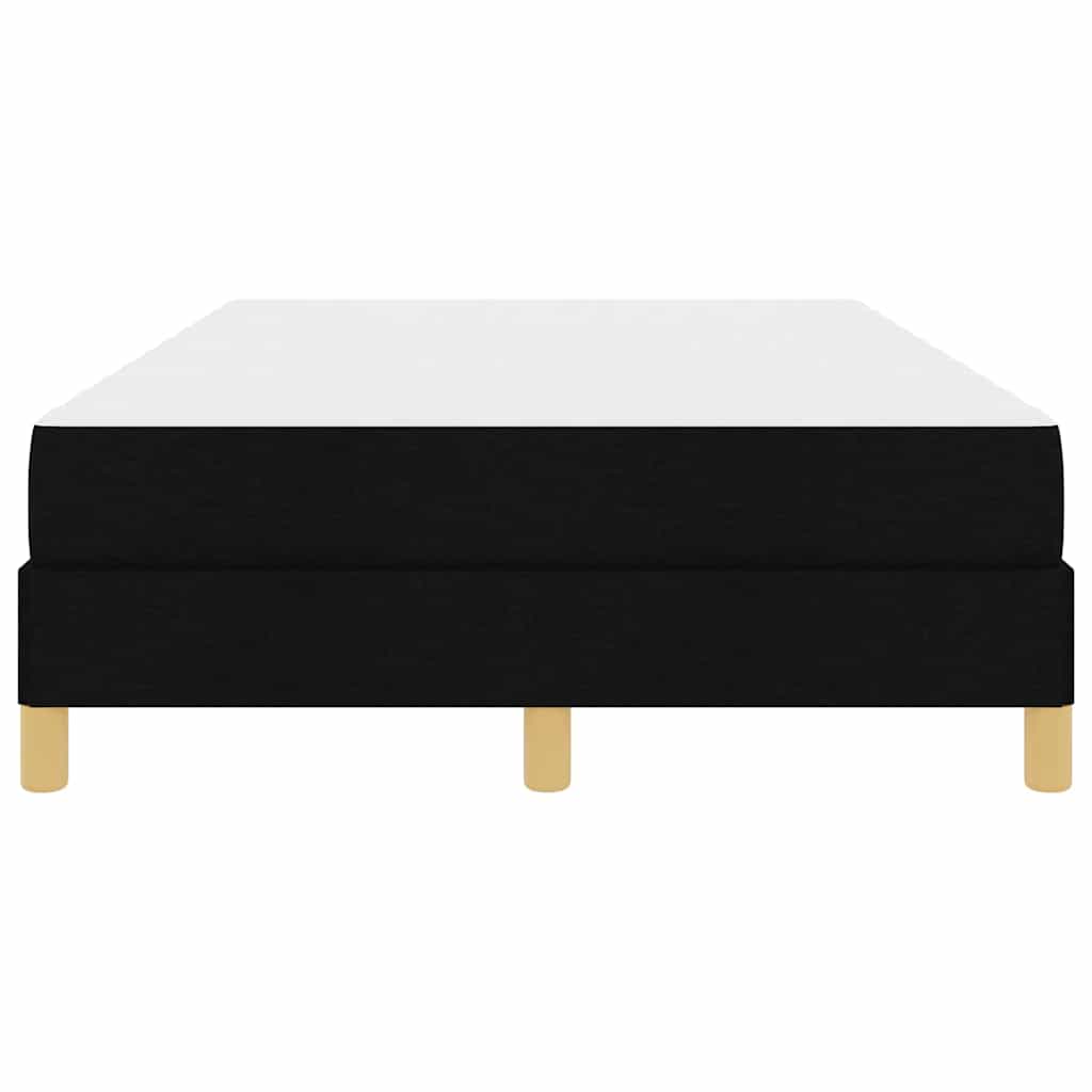 Boxspringbett mit Matratze Schwarz 120 x 190 cm Stoff