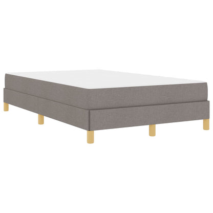 Boxspringbett mit Matratze Taupe 120 x 190 cm Stoff