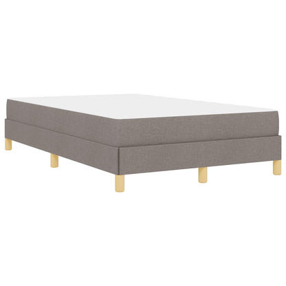 Boxspringbett mit Matratze Taupe 120 x 190 cm Stoff