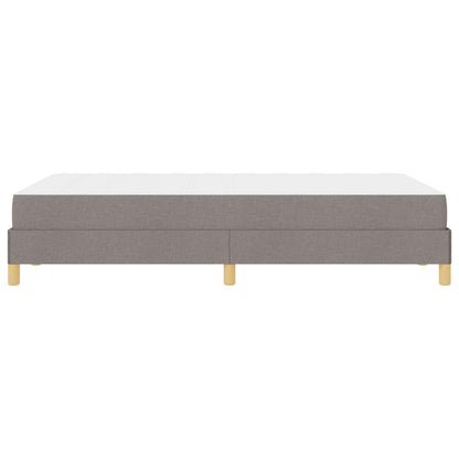 Boxspringbett mit Matratze Taupe 120 x 190 cm Stoff
