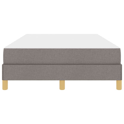 Boxspringbett mit Matratze Taupe 120 x 200 cm Stoff