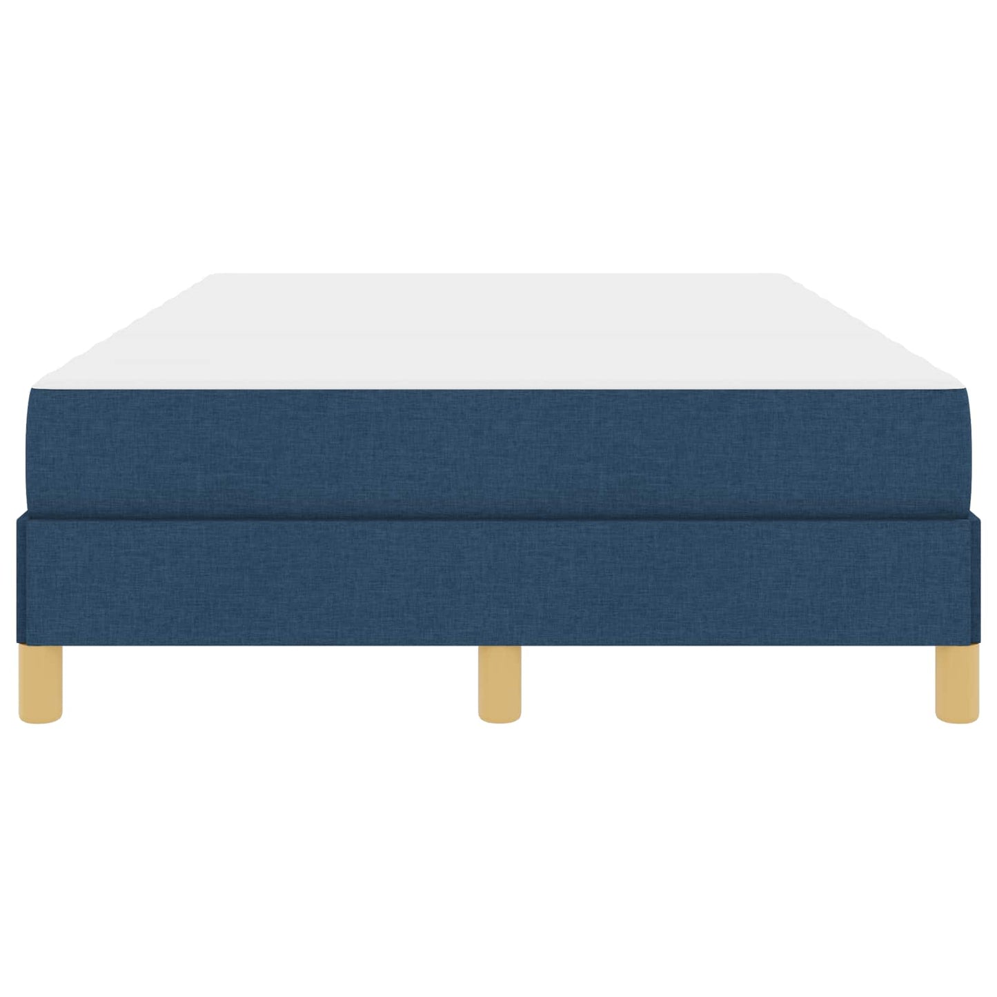 Boxspringbett mit Matratze Blau 120 x 200 cm Stoff