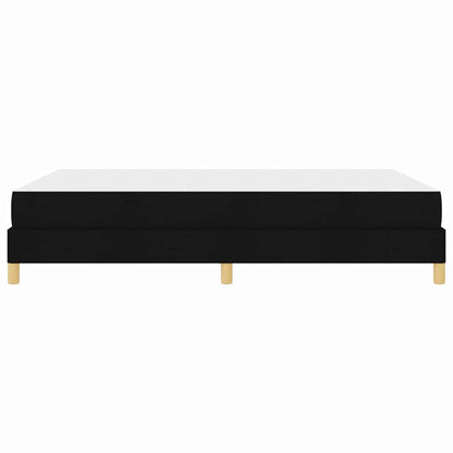 Boxspringbett mit Matratze Schwarz 140 x 190 cm Stoff