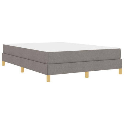 Boxspringbett mit Matratze Taupe 160 x 200 cm Stoff
