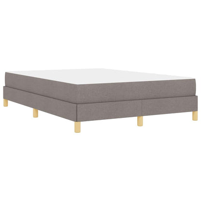 Boxspringbett mit Matratze Taupe 160 x 200 cm Stoff