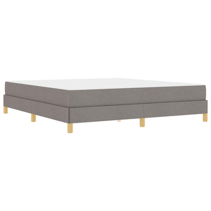 Boxspringbett mit Matratze Taupe 180 x 200 cm Stoff