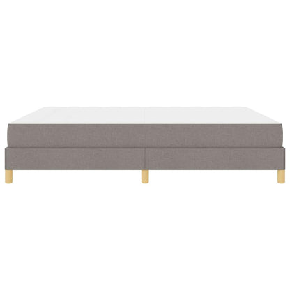 Boxspringbett mit Matratze Taupe 180 x 200 cm Stoff