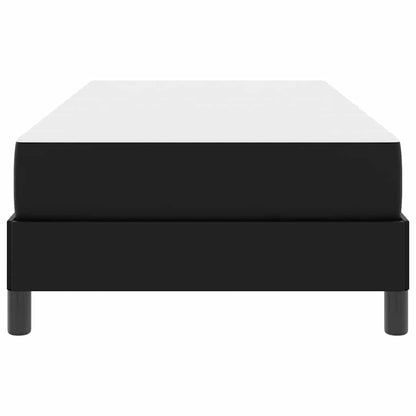 Bettrahmen mit Matratze Schwarz 80 x 200 cm Stoff